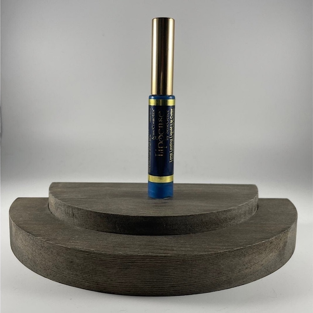 Lipsense Blu-J NEW Cool Frost Bold Blue Shimmer Long Lasting Liquid Lipstick - Picture 2 of 7